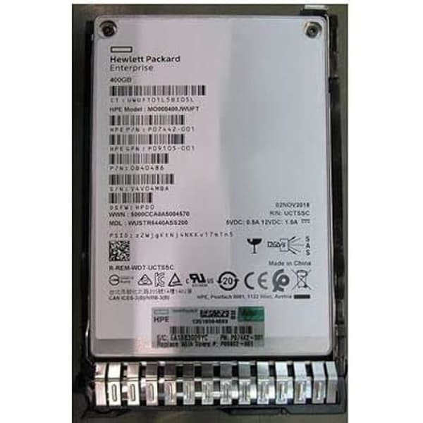 SSD - HEWLETT PACKARD ENTERPRISE - P09088-B21 - 400 GB - SAS - 2,5 tum
