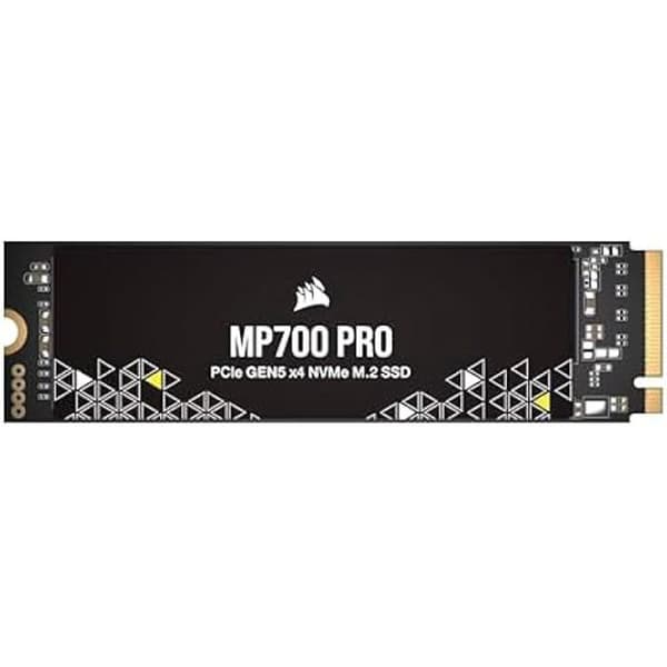 M.2 SSD - CORSAIR - MP700 Pro - 4 TB - PCIe Gen5 x4 - Upp till 12 400 MB/s läsning