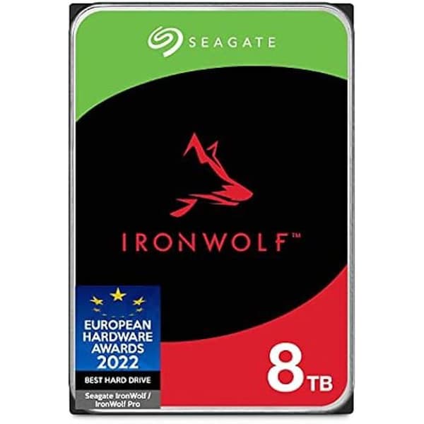 Intern hårddisk NAS HDD - SEAGATE - IronWolf - 8 TB - SATA 6 Gbit/s - 7200 RPM
