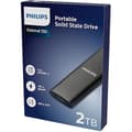 Miniatyrbild 2 av 2: Extern SSD - PHILIPS - 2 TB - Ultratunn - Läshastighet upp till 550 MB/s - USB-C