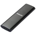 Miniatyrbild 1 av 2: Extern SSD - PHILIPS - 2 TB - Ultratunn - Läshastighet upp till 550 MB/s - USB-C