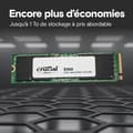 Miniatyrbild 3 av 5: CRUCIAL E100 480G Gen4 2280