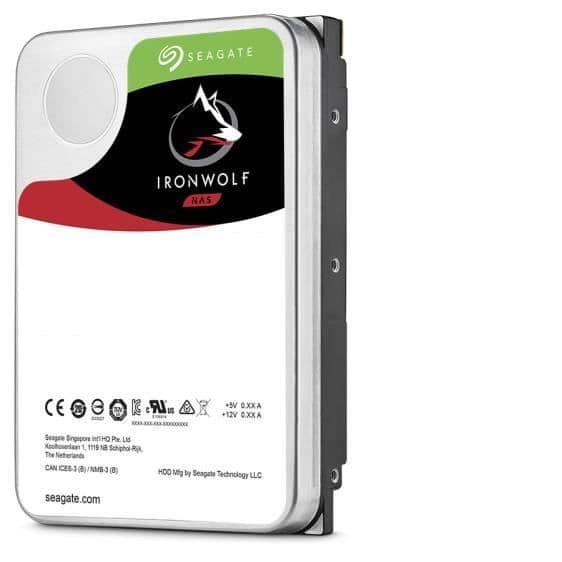 Intern HDD SEAGATE IronWolf 12To 7200rpm SATA III 3.5p för NAS