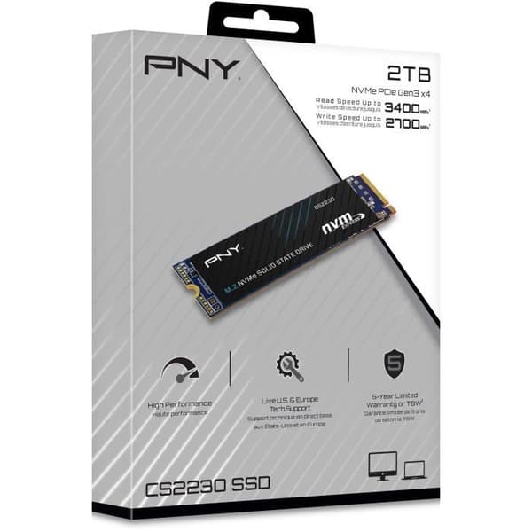 PNY - CS2230 SOLID STATE DRIVE - Intern SSD-hårddisk - 2 TB
