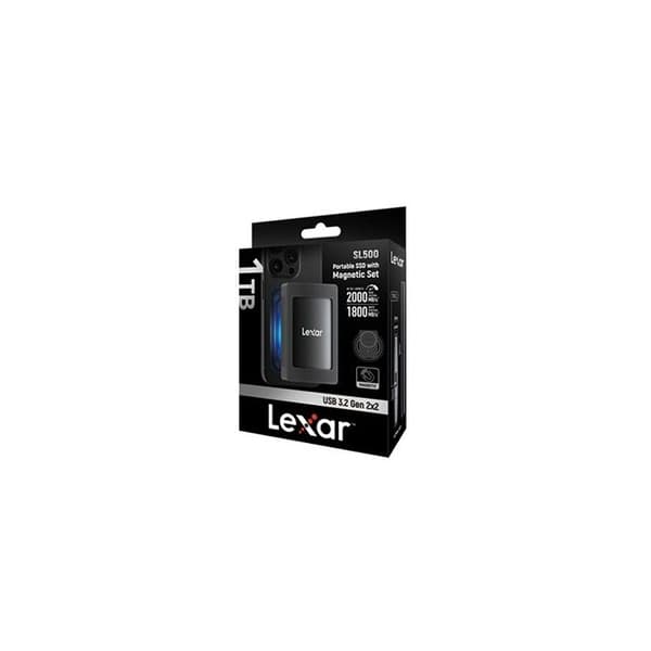 Extern hårddisk - Lexar - SL500M - 1To - USB3.2 Gen2x2 - Magnetkit för iPhone 15