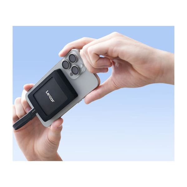 Extern SSD-enhet - Lexar - SL500 - 2 To - Magnetisk fodral - Svart