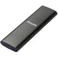 Miniatyrbild 1 av 3: SSD Extern Bärbar - PHILIPS - 1 To - Ultrafin - Lästakt upp till 540 Mo/s - USB-C