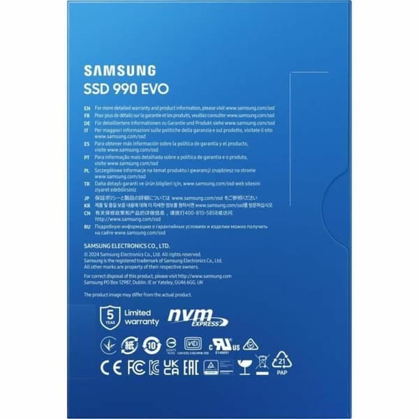 Hårddisk Samsung 2 TB SSD