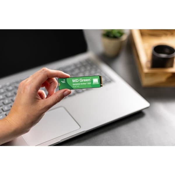 Intern SSD-enhet - WESTERN DIGITAL - WD Green SN3000 - 1 TB - PCIe Gen4 - M.2 2280
