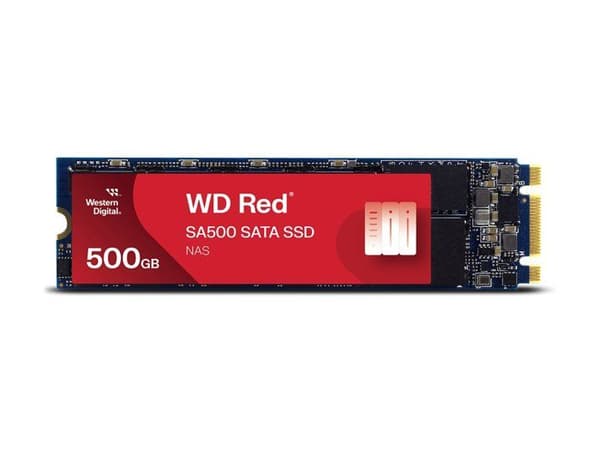 WD Red™ SA500 SATA NAS SSD - WESTERN DIGITAL - 500 GB - 24/7 kontinuerlig drift - 3D NAND-teknik