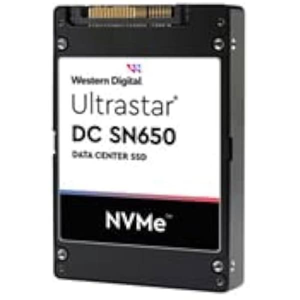 SSD intern - WESTERN DIGITAL - Wd ultrastar dc sn650 wus5ea176esp5e3 - 7,68 To - U.3 PCIe 4.0 (NVMe)