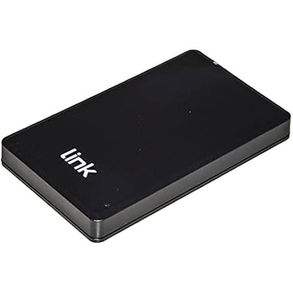 HDD-fodral - LINK - LKLOD252 - 2.5" - Svart - Praktisk och lätt Svart