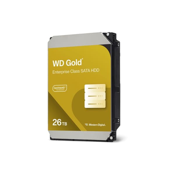 WD Gold WD261KRYZ - hårddisk - Enterprise - 26 TB - SATA 6Gb/s