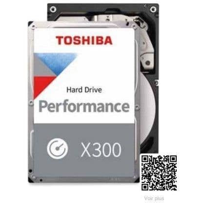 Intern hårddisk - TOSHIBA - X300 - 4 To - 7200 varv per minut