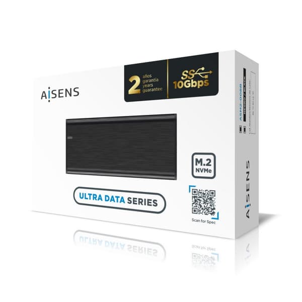 Lomme til harddisk Aisens ASM2-008B Sort