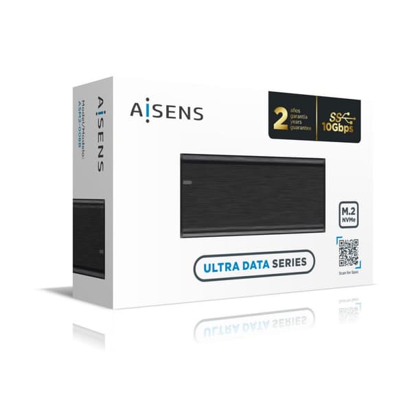 Lomme til harddisk Aisens ASM2-008B Sort