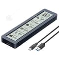 Miniatyrbild 1 av 4: INN SSD M2 SATA 5gbps med digital skärm, kompatibel med SSD-hölje för 2230/2242/2260/2280 hårddiskhölje
