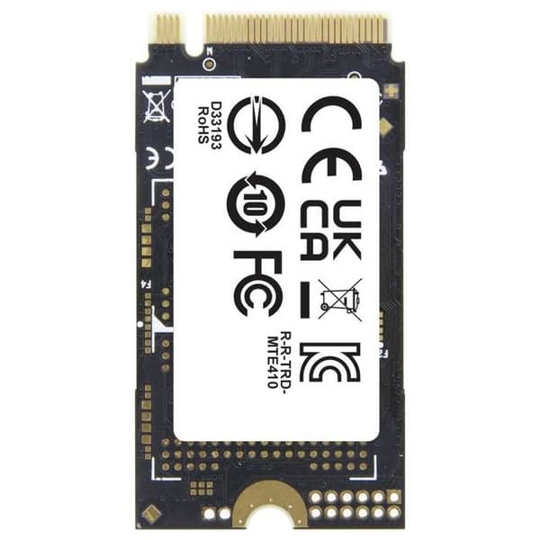 Transcend 512 GB intern SSD M.2 PCIe NVMe 4.0 x4 Retail TS512GMTE410S