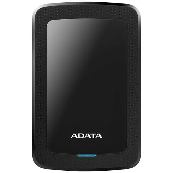 ADATA HV300 bärbar extern hårddisk - 2 TB - USB 3.1 - AES 256 bitar - svart