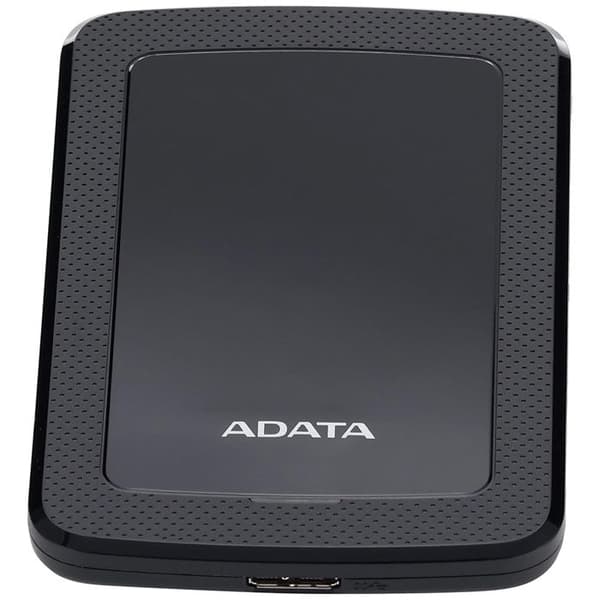 ADATA HV300 bärbar extern hårddisk - 2 TB - USB 3.1 - AES 256 bitar - svart