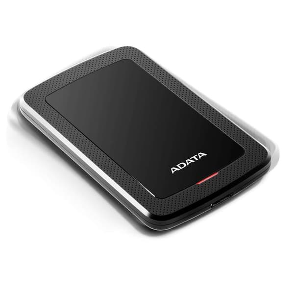 ADATA HV300 bärbar extern hårddisk - 2 TB - USB 3.1 - AES 256 bitar - svart