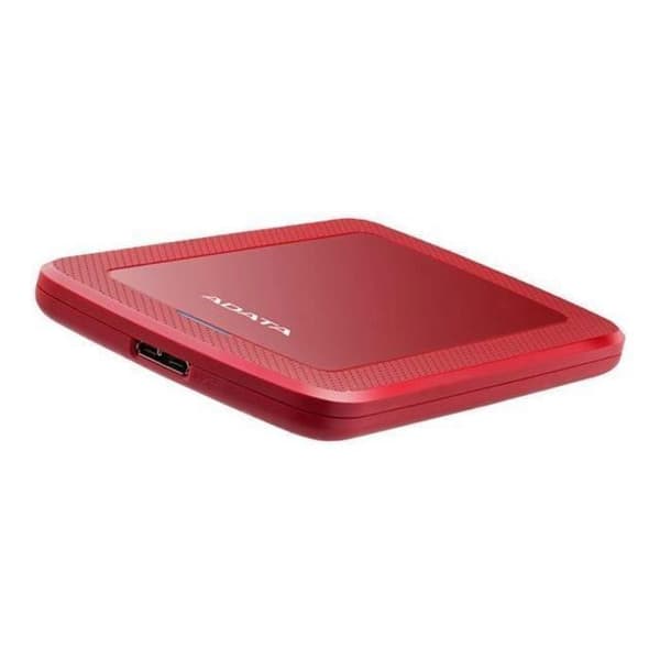 ADATA HV300 bärbar extern hårddisk - 1 TB - USB 3.1 - AES 256 bitar - Röd