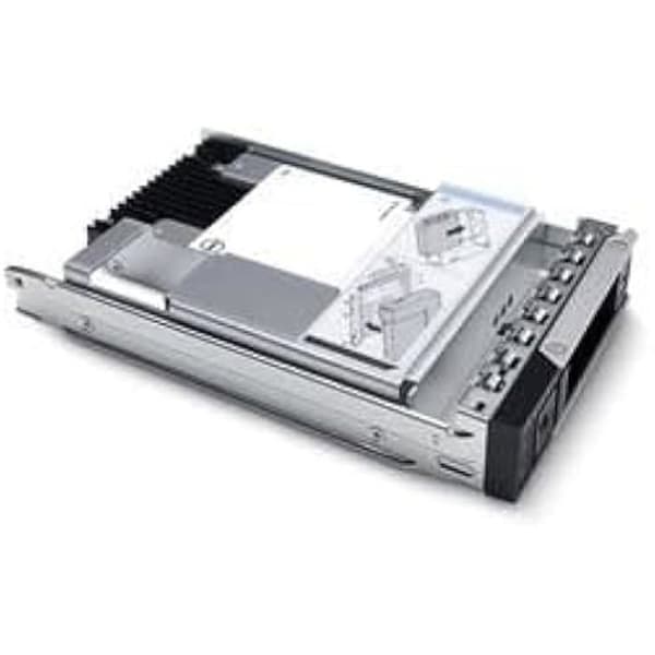 SSD Dell 1,92 TB SATA Read Intensive 6 Gbps 512e 2,5 tum med 3,5 tum HYB Carr Hot-Plug Adapter