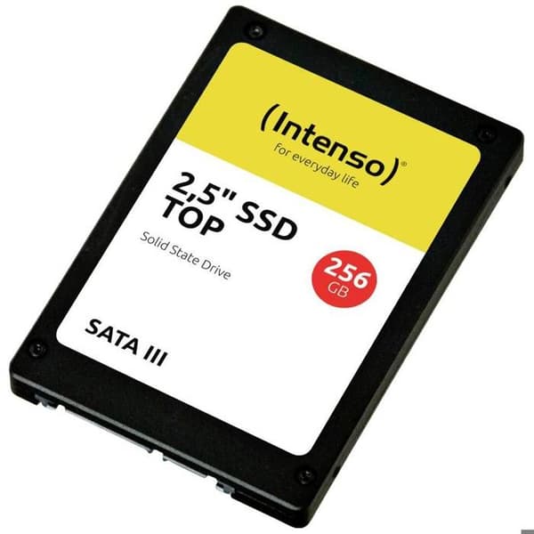 INTENSO SSD TOP 3812440 256GB 2 intern hårddisk - SATA 6Gb/s - 520 MB/s (läs) / 500 MB/s (skriv)