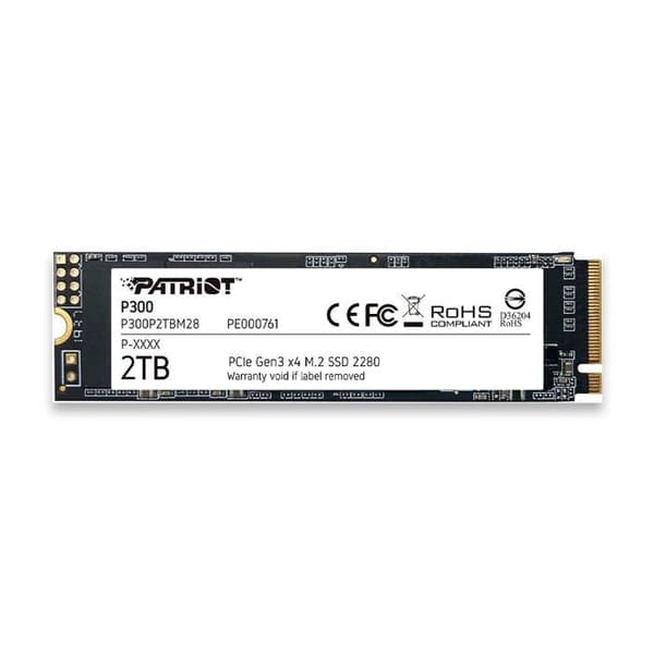 PATRIOT P300 2 TB SSD - PCIe 3.0 x4 - NVMe 1.3 - M.2 2280