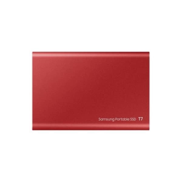 SAMSUNG extern SSD T7 USB typ C färg röd 500 GB