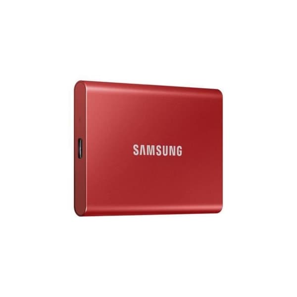SAMSUNG extern SSD T7 USB typ C färg röd 500 GB