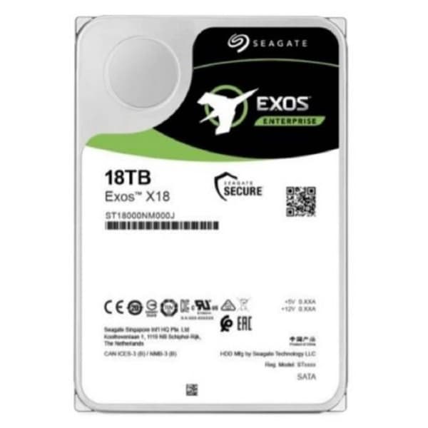 SEAGATE Exos X18 10TB 4Kn SATA 3.5 - T10000NM018G