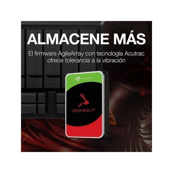 Seagate IronWolf ST1000VN008 hårddisk - 1 TB - SATA 6 Gb/s