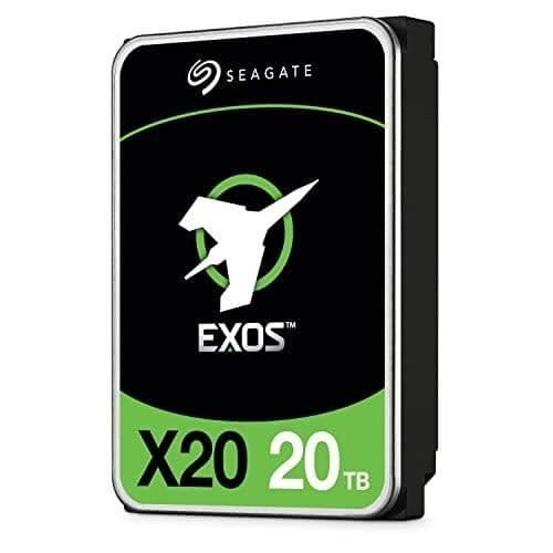 SEAGATE Enterprise Exos X20 HDD hårddisk - 3,5'' - 20000 GB - SAS - 285 MB/s