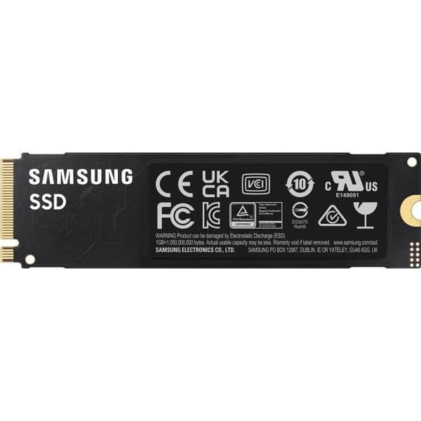 SAMSUNG Intern SSD 990 EVO 2 TB NVMe M.2 PCIe 4.0 x 4 - 5000 MB/s - MZ-V9E2T0BW