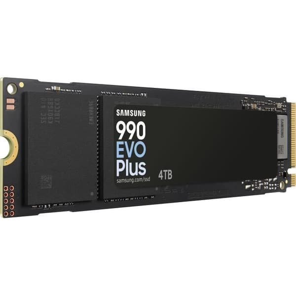 Intern SSD - SAMSUNG - 990 EVO Plus 4 TB - NVMe M.2 PCIe 4.0x4 - Läshastighet upp till 7 250 MB/s