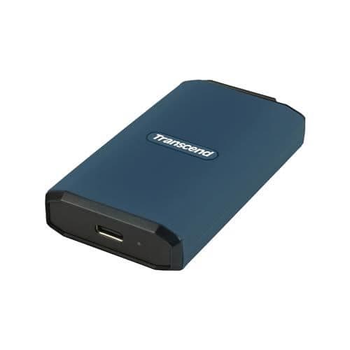 Extern hårddisk - TRANSCEND - ESD410C - 4To - USB 20Gbps Typ C - Blå