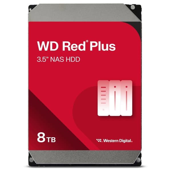 WD Red Plus WD80EFPX - hårddisk