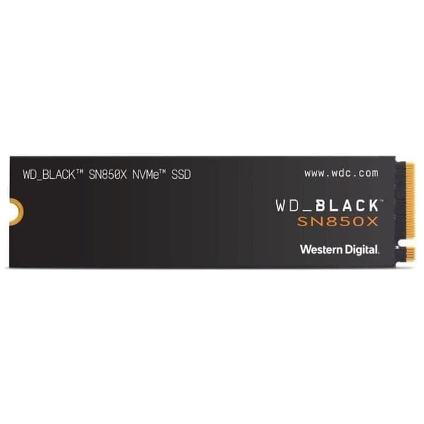 WESTERN DIGITAL Hårddisk SN850X - NVME SSD - 4TB intern - M2-format - Svart