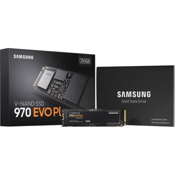SAMSUNG - Intern SSD - 970 EVO PLUS - 250 GB - M.2 (MZ-V7S250BW)