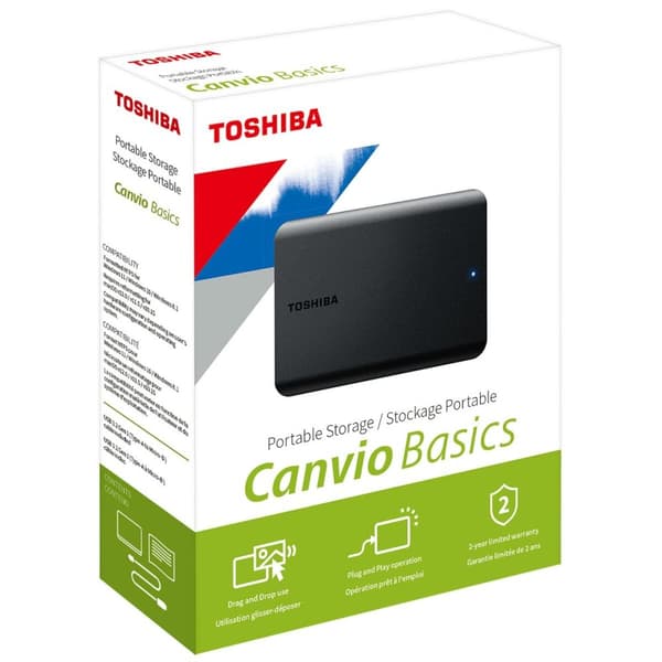 Extern Hårddisk Toshiba HDTB520EK3AA 2 TB HDD