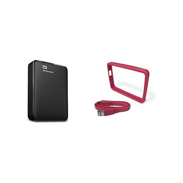 Extern Hårddisk Western Digital WDBU6Y0040BBK-WESN HDD USB 3.0 4 TB 4 TB SSD
