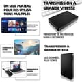 Miniatyrbild 3 av 4: INN Extern hårddisk 1TB USB3.0 40M-120M/S Multi-enhetskompatibel höghastighetsöverföring Extern mekanisk hårddisk n