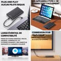 Miniatyrbild 3 av 4: INN Extern hårddisk 1TB USB3.0 Ultratunn bärbar hårddisk Höghastighetsdataöverföringshårddisk för PC TV Laptop