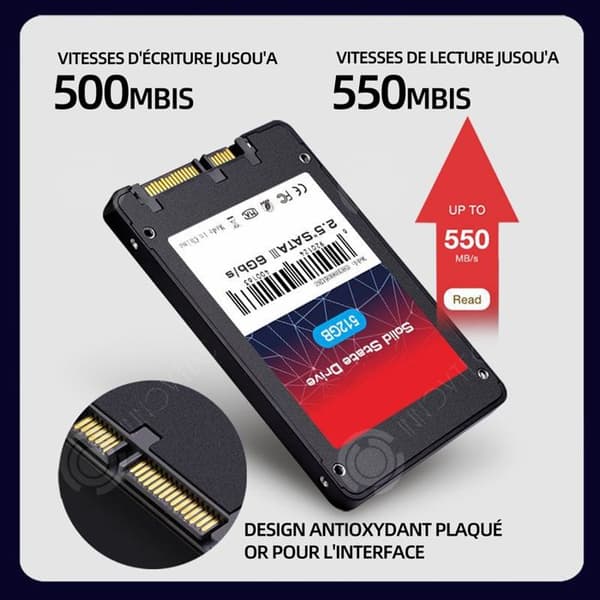 INN SSD 512GB kompatibel med bärbar dator och stationär dator kompatibel med flera system för professionella spelare SSD