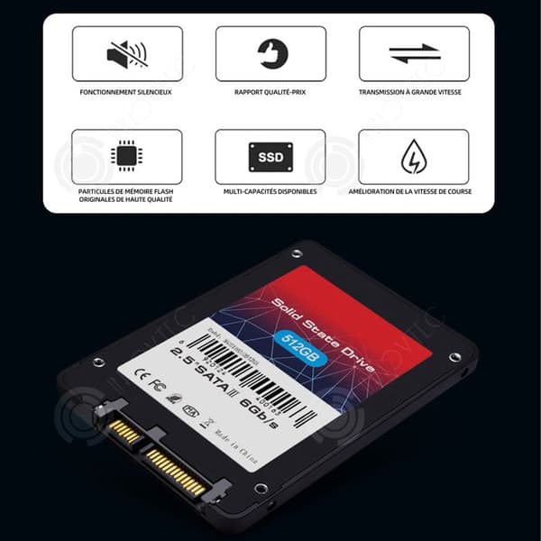 INN SSD 512GB kompatibel med bärbar dator och stationär dator kompatibel med flera system för professionella spelare SSD