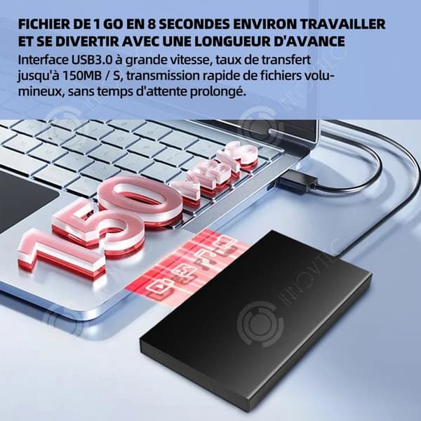 INN Extern hårddisk1TB 150mb/s Type-B USB3.0 mobil hårddisk hårddisk extern hårddisk mobil lagring Solid State hårddiskar