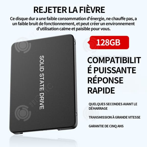 INN SSD 512GB läshastighet upp till 500MB/s intern SSD kompatibel med skrivbordet för spelare och proffs SSD