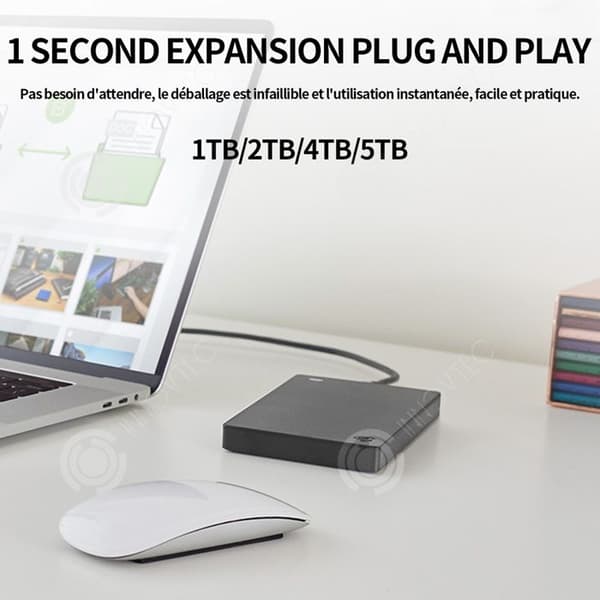 INN Extern hårddisk 320 GB kompatibel med bärbar dator och stationär stöd Windows/OS/Linux System Mekanisk hårddisk
