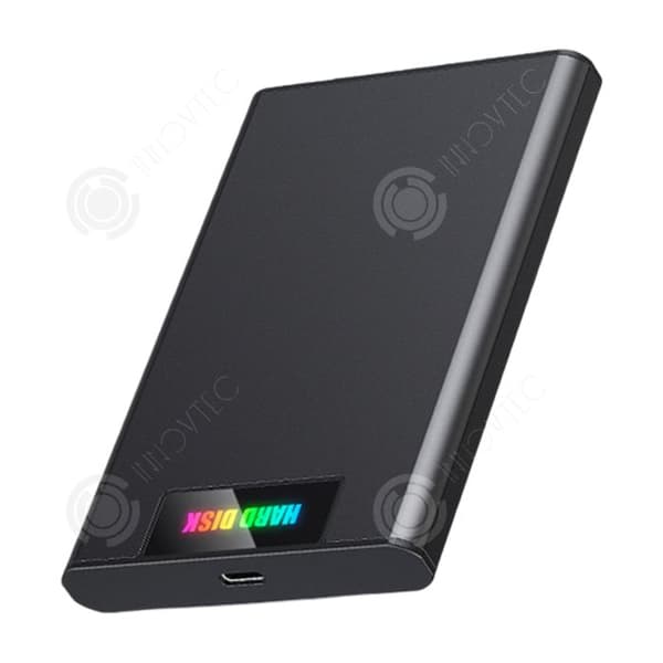 INN Extern hårddisk 1TB 480/450M/S SSD Mycket tunn extern hårddisk Solid State Drive Bärbar extern hårddisk Mobil hårddisk Svart